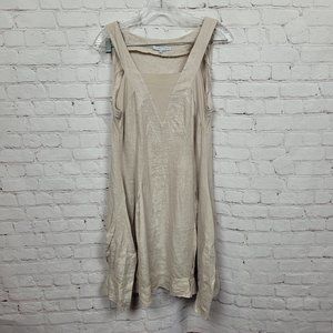 3/$18or5/$25 Tempo Paris Sleeveless Linen Dress